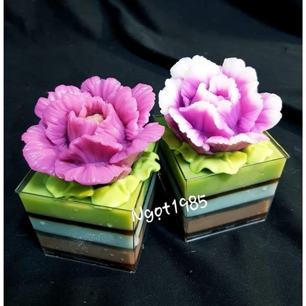 Khuôn Silicon - Hoa Cẩm Chướng Set 4