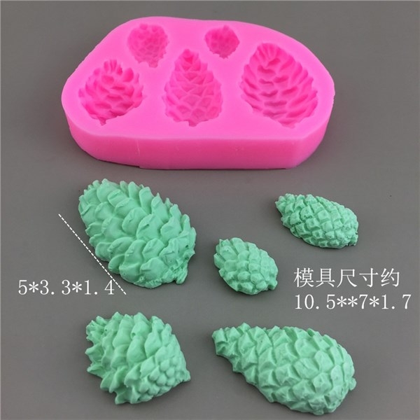 Khuôn Silicon - Noel - Quả Thông - TH 5c