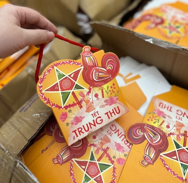 Hộp Giấy - Bánh Trung Thu Quai Xách - 1 Bánh - 1B03
