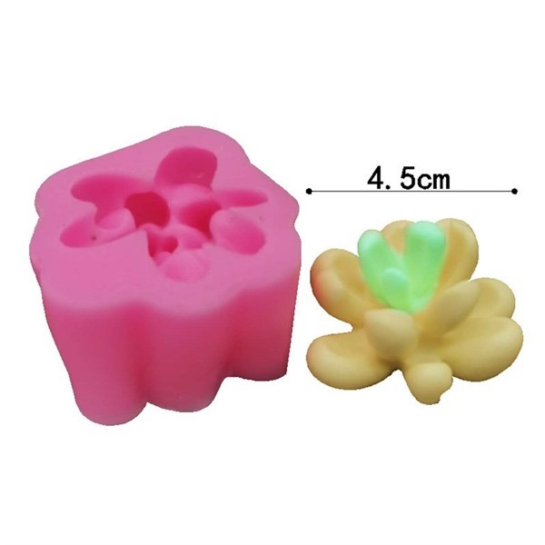 Khuôn Silicon - Sen Đá TIA - 4.5cm