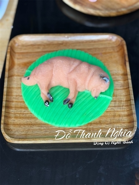 Khuôn Silicon - Động Vật - Chó Con Nằm Dài 13cm