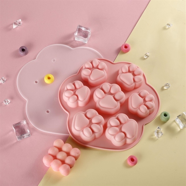 Khuôn Silicon - Động Vật - Bàn Chân Chó Mèo - To 7C