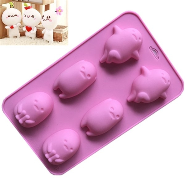 Khuôn Silicon - Con Ma Cute Vĩ 6c