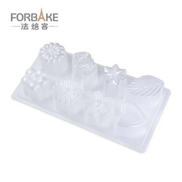 Vĩ Nhựa PP - 10 Mẫu Hoa Lá - yt 027 Khay Đá