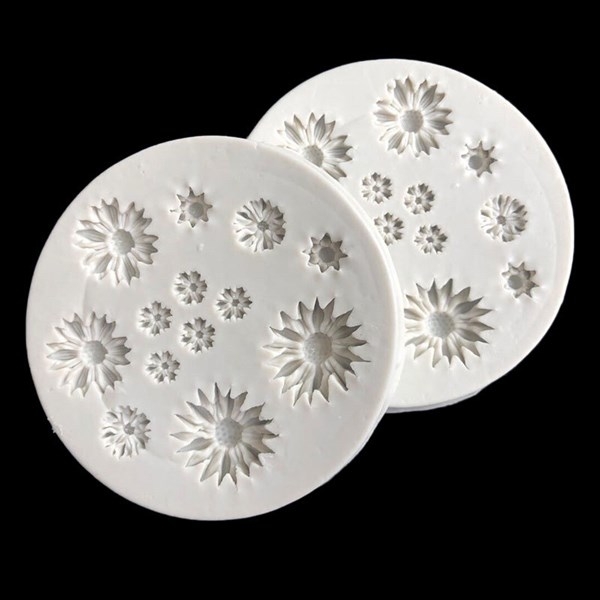 Khuôn Silicon - Hoa Cúc Dẹp TH 13c - 0.8 > 2.3cm