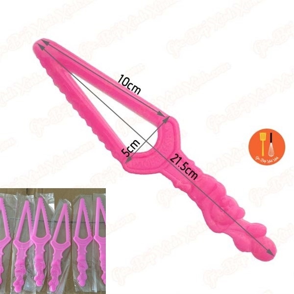 Dao Nhựa Cắt Bánh - PKS - Dao Hồng - 20cm