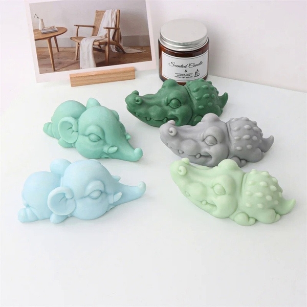 Khuôn Silicon - Biển - Cá Sấu 12.2cm Khúc Bạch
