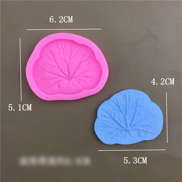 Khuôn Silicon - Lá Sen - 5.3cm x4.2cm