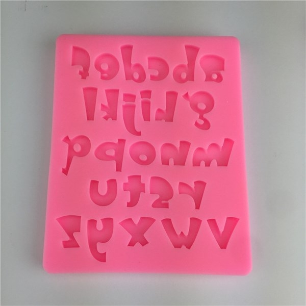 Khuôn Silicon - Chữ Cái Thường - 2.5cm - Nghiêng