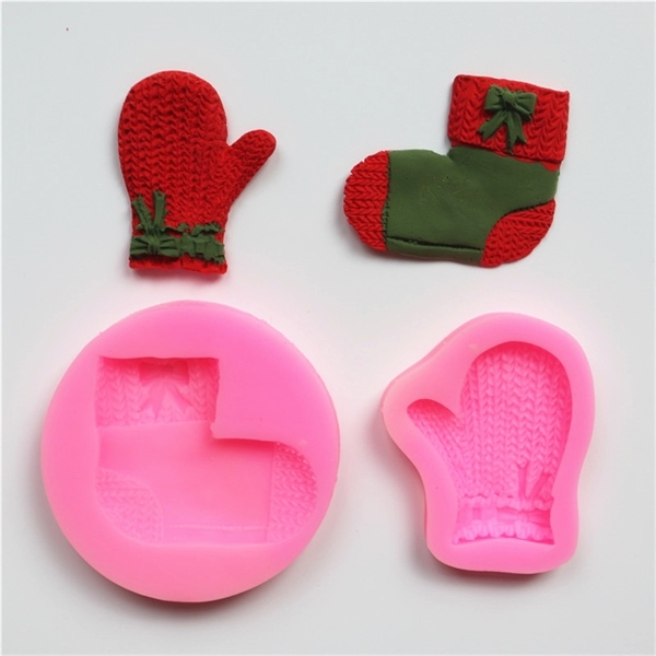 Khuôn Silicon - Quần Áo - Bao Tay 5.8cm