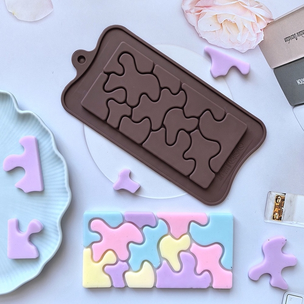 Khuôn Silicon - Viền VN - 17x8cm - VN06 - Vân Đất