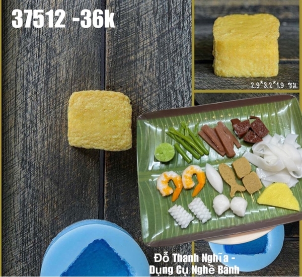 Khuôn Silicon - Rau Củ - Đậu Hủ Đậu Khuôn