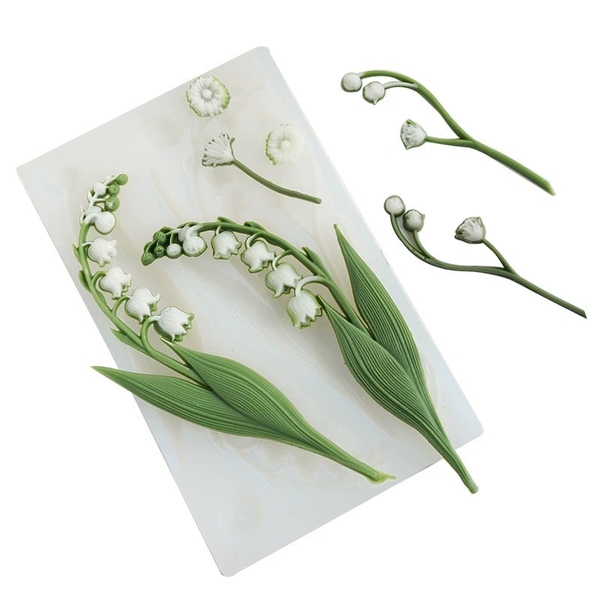 Khuôn Silicon - Lá Cành - Linh Lan