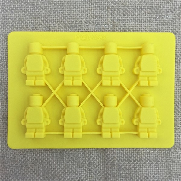 Khuôn Silicon - Em Bé - Lego Robot Vĩ 4cm 8c