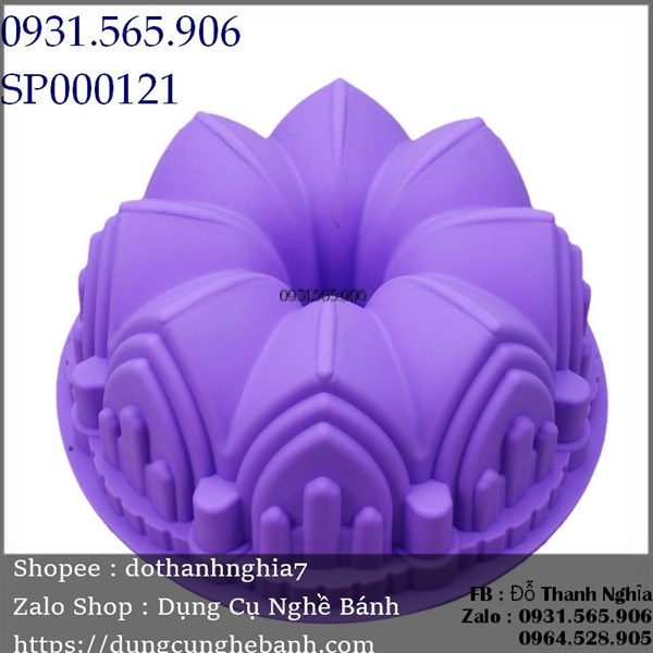 Khuôn Silicon - Đế - Lâu Đài Lớn 22 Cm X 8 Cm