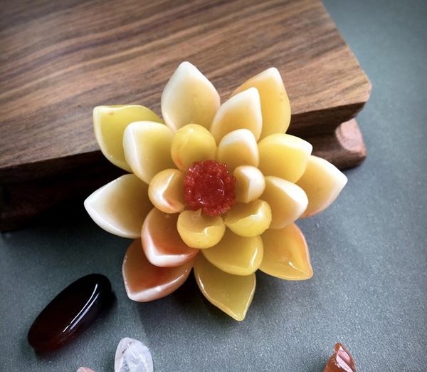 Khuôn Silicon - Hoa Sen Thái Nở - Sen Cánh Nhọn 5.5cm