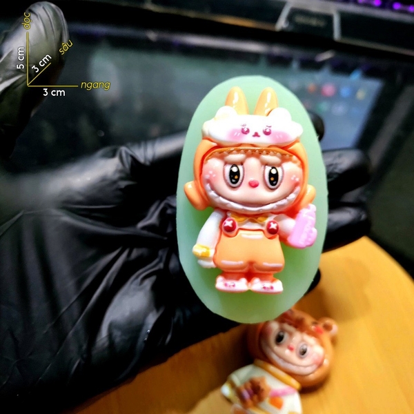 Khuôn Silicon - Labubu Nhỏ - Áo Cầm Bình Bú