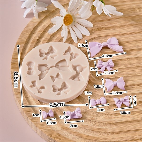 Khuôn Silicon - Cái Nơ - TH 1.9-4.5cm 8c