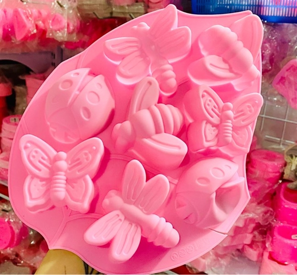 Khuôn Silicon - Côn Trùng - Bướm Bọ 8c