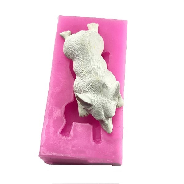 Khuôn Silicon - Động Vật - Chó Nằm Set 3