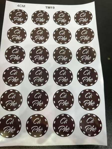 Decal Chủ Đề Trung Thu - Tem Nhân Bánh