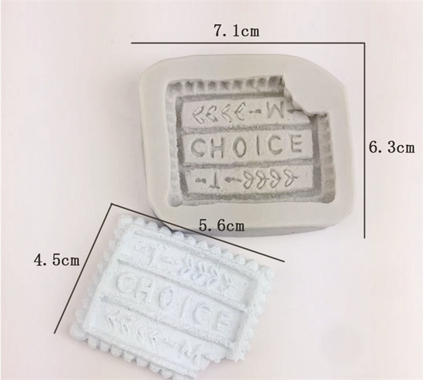 Khuôn Silicon - Kẹo - Socola vỡ 5.6cm