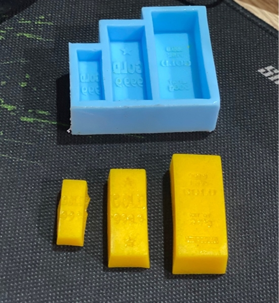 Khuôn Silicon - Khuôn Miếng Vàng 9999 - VÀNG 9999 VĨ 3