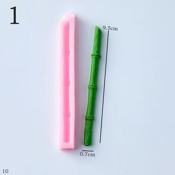 Khuôn Silicon - Gốc Thân Cây Tre Trúc 9.5cm