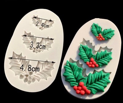 Khuôn Silicon - Lá Trạng Nguyên - 2.3-4.7cm - 3c - 2 Lá