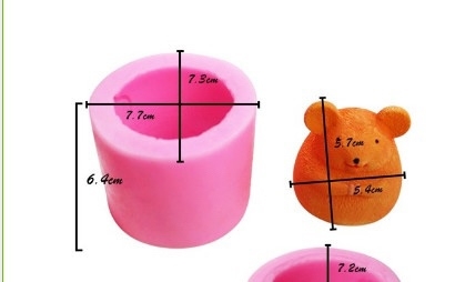 Khuôn Silicon - Động Vật - Chuột Chấp Tay sl80k