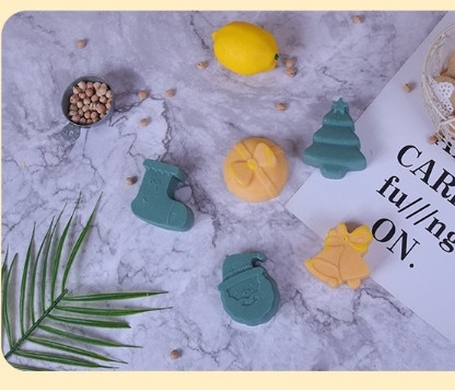 Khuôn Silicon - Noel - Vĩ TH Thông Chuông Tất 6c