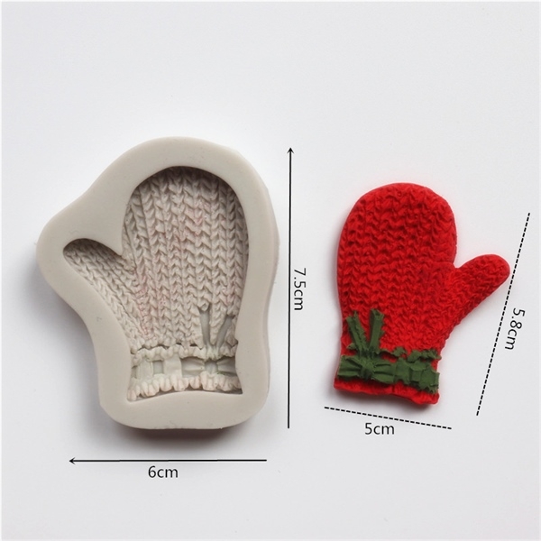 Khuôn Silicon - Quần Áo - Bao Tay 5.8cm