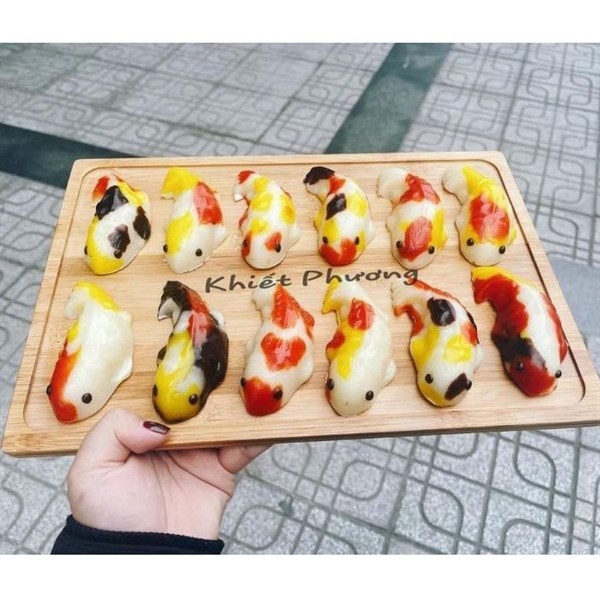 Khuôn Silicon - Biển - Cá Trôi Vĩ 6c - Làm Chè Trôi Thạch