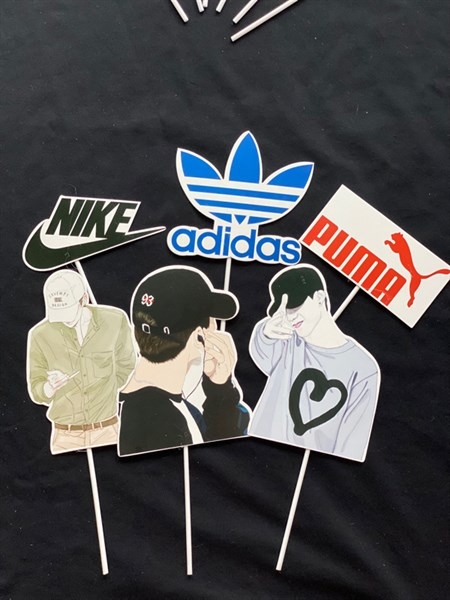 Set cắm Brand Boy phụ kiện trang trí bánh