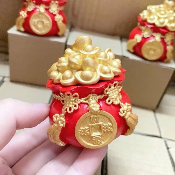 Khuôn Silicon - Túi Vàng - 6.5CM Đồng Tiền sale 75k