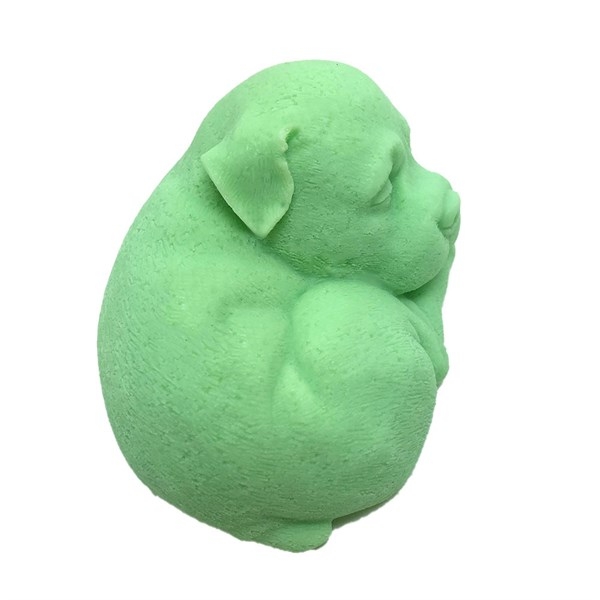 Khuôn Silicon - Động Vật - Chó Nằm Cuộn - 8cm