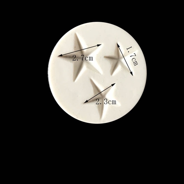 Khuôn Silicon - Bầu Trời - Ngôi Sao - TH 3c