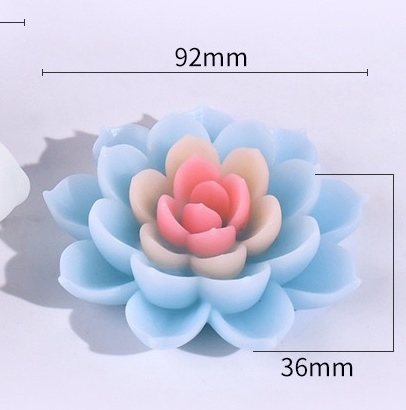 Khuôn Silicon - Hoa Cúc - Cánh Thẳng - 9.2cm