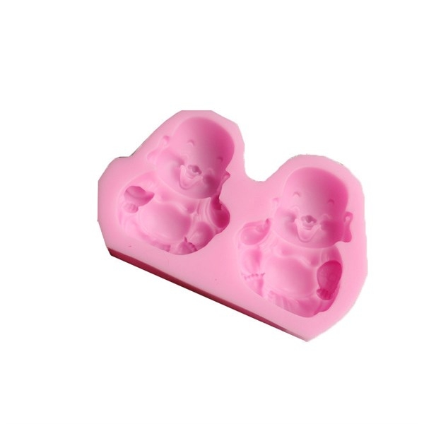 Khuôn Silicon - Ông Phật Di Lạc Set 2 Thần Tài Thổ Địa