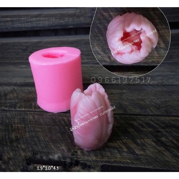 Khuôn Silicon - Hoa Tulip Thái Set 2