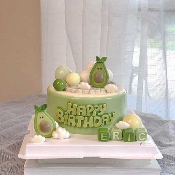 Khuôn Silicon - Trái Cây - Bơ 5.4cm