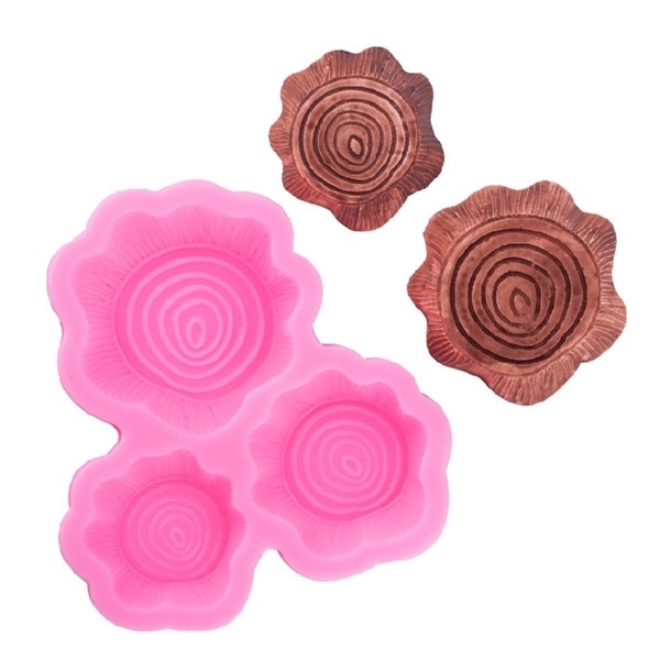 Khuôn Silicon - Gốc Cây Set 3