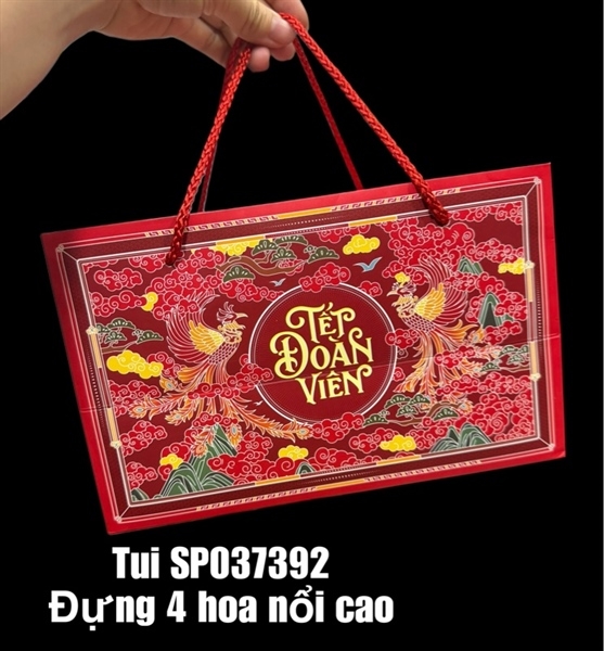 Túi Giấy - Vuông Quai Xách - 27x12cm