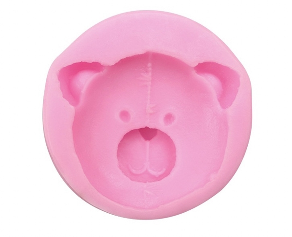Khuôn Silicon - Động Vật - Gấu Mặt 5.7cm