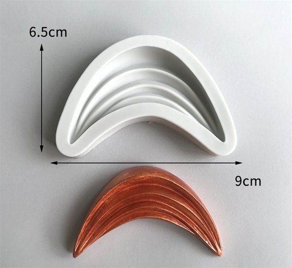 Khuôn Silicon - Viền Chuỗi Dây - Sóng 1c