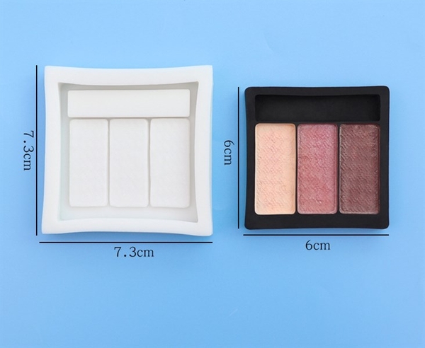 Khuôn Silicon - Trang Điểm - #3 Phấn Vuông Mắt