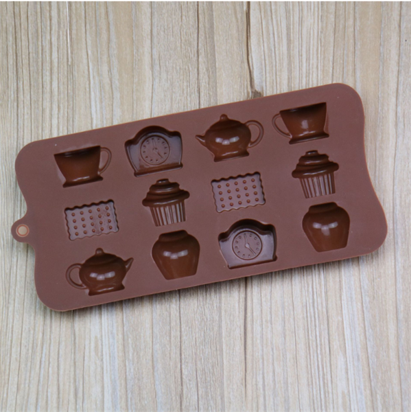 Khuôn Silicon - Bánh Bình Tách Trà