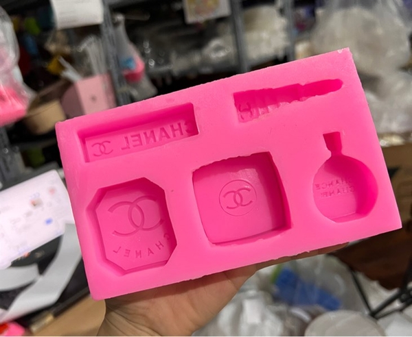 Khuôn Silicon - Trang Điểm - Bộ 5c Chữ Nhật