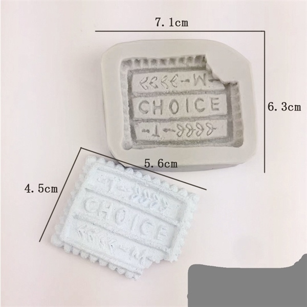 Khuôn Silicon - Kẹo - Socola vỡ 5.6cm