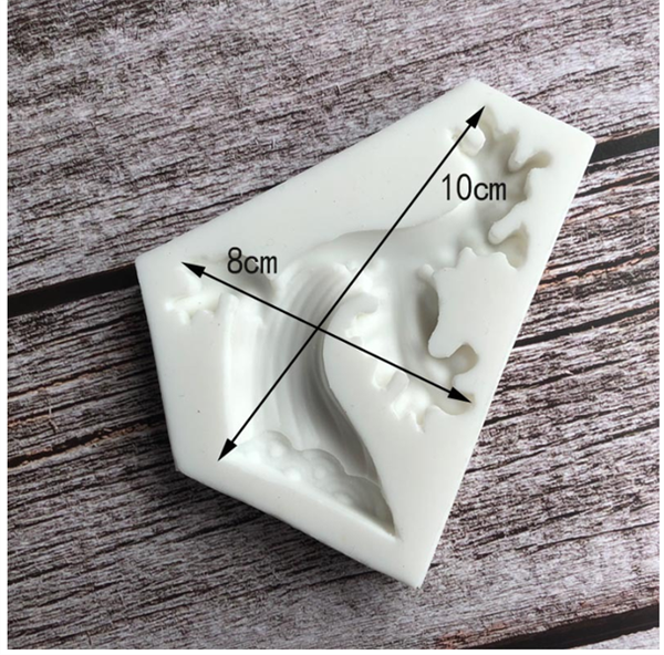 Khuôn Silicon - Gốc Thân Cây 10x8cm